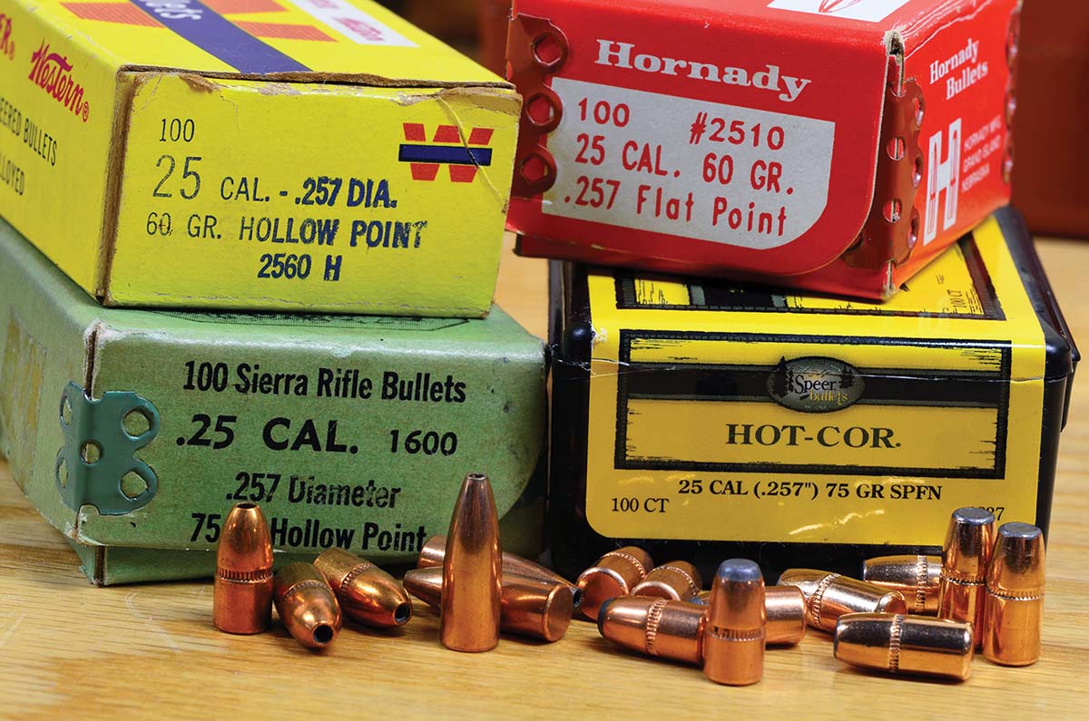 Mostly gone, and all lamented. Of these bullets, only Hornady is still available.